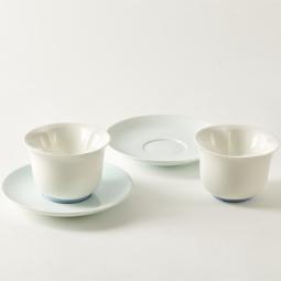 Teacup 103×103×70 (㎜) <br/>Saucer 160×160×20 (㎜)