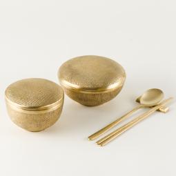 Rice bowl 105×105×80 (㎜) <br/>Soup bowl 132×132×53 (㎜) <br/>Spoon 210×40×10 (㎜) <br/>Spoon rest 70×15×6 (㎜)